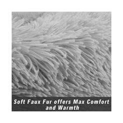 YangYan New Style Super Soft Dog Bed Round Washable Long Plush Dog Kennel Cat House Velvet Mats Sofa For Chihuahua Dog Basket Pet Bed (Color : I, Size : S 40cm) -Dog Supply Store 51t3N0eMyAL