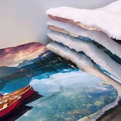 GENERIC Yellow Dog Bed Mat Breakfast Food Cartoon Like Image Puppy Dog Blanket Pet Blanket Small Dog Indoor Cat Kitten Fast Food Dessert 18" X 22" -Dog Supply Store 51tV3NNU2oL. AC