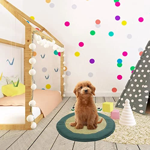 Mipcase Dog Birthday Dog Birthday Dog Food Mat Pet Cooling Mat Grass Rattan Summer Cooling Pad Natural Straw Mat Area Rug Pet Sleeping Floor Pad For Dogs Cats Dog Birthday Dog Food Mat Dog Food Mat 5 Mipcase Dog Birthday Dog Birthday Dog Food Mat Pet Cooling Mat Grass Rattan Summer Cooling Pad Natural Straw Mat Area Rug Pet Sleeping Floor Pad For Dogs Cats Dog Birthday Dog Food Mat Dog Food Mat - Image 3