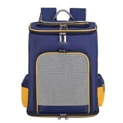 LEFEDA Cat Backpack Carrier Bag Pet Outdoor Travel Shoulder Bag Carriers For Cats Small Dogs Backpack Breathable Strong Cat Backpack Pet Backpack Carrier (Color : Gray) -Dog Supply Store 51uVM810OvL