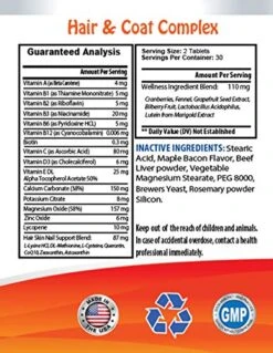 MY LUCKY PETS LLC Dog Skin Soother - Dog Healthy Hair And Coat - Shinny Coat - Skin Health - Immune Support - Nail Health - Dog Immune System Booster - 60 Treats (1 Bottle) 8 MY LUCKY PETS LLC Dog Skin Soother - Dog Healthy Hair And Coat - Shinny Coat - Skin Health - Immune Support - Nail Health - Dog Immune System Booster - 60 Treats (1 Bottle) -Dog Supply Store 51urOA4cSaL 2