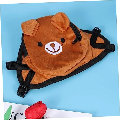Stuffed Puppy 2pcs Dog Accessories For Small Dogs Dog Crate Accessories Cute Backpack Pet Cat Shoulder Bag Stuffed Shoulder Bags The Cow Pet Bag Plush Backpack Multipurpose Brown 6 Stuffed Puppy 2pcs Dog Accessories For Small Dogs Dog Crate Accessories Cute Backpack Pet Cat Shoulder Bag Stuffed Shoulder Bags The Cow Pet Bag Plush Backpack Multipurpose Brown - Image 4
