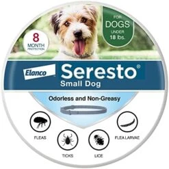 Seresto Small Dog Vet-Recommended Flea & Tick Treatment & Prevention Collar For Dogs Under 18 Lbs. | 8 Months Protection -Dog Supply Store 51vWZfeNyhL. AC