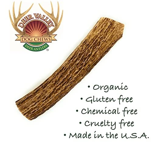 Deer Valley Dog Chews (Giant Single, 8-10 Inches) - Sustainably-Sourced Deer Antler For Extra Large Breeds - Durable And Enticing Chew Toy For Aggressive Chewers 6 Deer Valley Dog Chews (Giant Single, 8-10 Inches) - Sustainably-Sourced Deer Antler For Extra Large Breeds - Durable And Enticing Chew Toy For Aggressive Chewers - Image 4