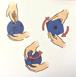 Kruuse Buster Food Cube Feeder, Purple -Dog Supply Store 51waoE4h6VL