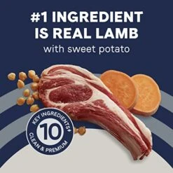 Canidae Pure Real Lamb & Pea Recipe Adult Dry Dog 24 LB -Dog Supply Store 51wf45LPo8L