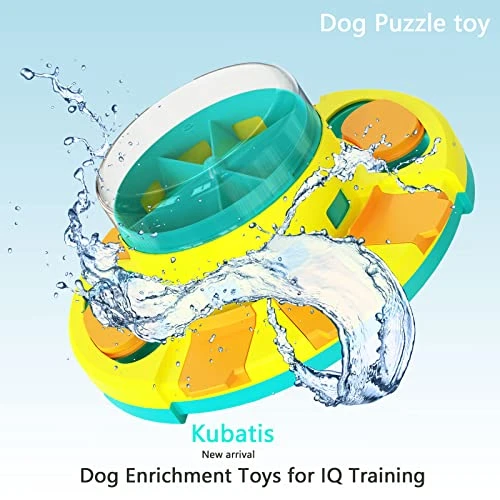 Kubatis Dog Puzzle Toys Level 3 2 1, Dog Treat Puzzle Slow Feeder, Interactive Enrichment Toys For Large/Medium/Small And Smart Dog, Dog Food Dispenser For Boredom And Mental Stimulation (Blue). 8 Kubatis Dog Puzzle Toys Level 3 2 1, Dog Treat Puzzle Slow Feeder, Interactive Enrichment Toys For Large/Medium/Small And Smart Dog, Dog Food Dispenser For Boredom And Mental Stimulation (Blue). - Image 6