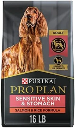 Purina Pro Plan Sensitive Skin And Stomach Dog Food Salmon And Rice Formula - 30 Lb. Bag 19 Purina Pro Plan Sensitive Skin And Stomach Dog Food Salmon And Rice Formula - 30 Lb. Bag -Dog Supply Store 51wqLQj3ibS. AC