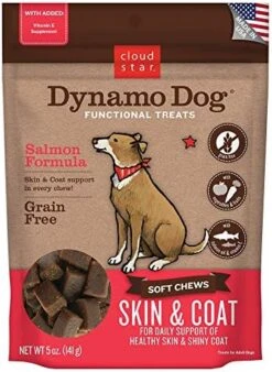 Cloud Star Dynamo Dog Skin & Coat Treats – Chewy Treat With Fish Oil For Shiny Coat (14 Oz. Salmon) -Dog Supply Store 51wzE5wsqFL. AC