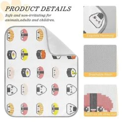 Washable Dog Cooling Mat Cute Japanese Food Summer Cats Sleeping Mat Sushi Dog Bed Mats 23.6 * 38.6inch Pet Ice Silk Sleep Kennel Pad Animal Sleep Bed For Home Outdoor Travel 14 Washable Dog Cooling Mat Cute Japanese Food Summer Cats Sleeping Mat Sushi Dog Bed Mats 23.6 * 38.6inch Pet Ice Silk Sleep Kennel Pad Animal Sleep Bed For Home Outdoor Travel -Dog Supply Store 51xZr88dQCL