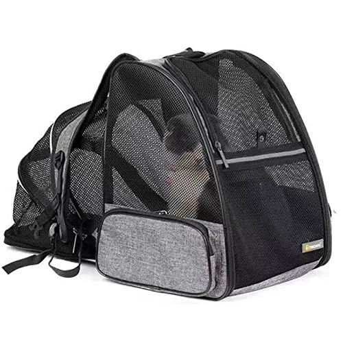 LEFEDA Cat Carriers Backpack Extendable Foldable Breathable Cat Backpack Carrier For Cats Small Dogs Travel Carry Backpack Pet Supplies Pet Backpack Carrier (Color : Orange) 5 LEFEDA Cat Carriers Backpack Extendable Foldable Breathable Cat Backpack Carrier For Cats Small Dogs Travel Carry Backpack Pet Supplies Pet Backpack Carrier (Color : Orange) - Image 3