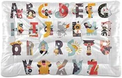 Poeticcity Yellow Mexican Food Tortilla, Hamburger, Burrito, Tequila Dog Cat Bed Mat Soft Crate Pad Mattress Cushion For Small Medium Pets, Anti Slip Sleeping Kennel Mat Washable & Dry 36x24 Inch -Dog Supply Store 51xx4oC3KiL. AC