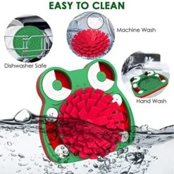 Lalolee Dog Puzzle Toys, 3-in-1 Dog Puzzles With Licking Pad And Slow Food, Stress Relief Interactive Dog Toy For Feeding (Green) 9 Lalolee Dog Puzzle Toys, 3-in-1 Dog Puzzles With Licking Pad And Slow Food, Stress Relief Interactive Dog Toy For Feeding (Green) -Dog Supply Store 51yuxOQUpTL