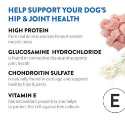 DOGSWELL Hip & Joint Dog Treats 100% Meaty, Grain Free, Glucosamine Chondroitin & Omega 3, Chicken Soft Strips 12 Oz -Dog Supply Store 51zQzvhHjIL