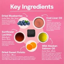 Open Farm Skin & Coat Chews, Dog Supplement, Dog Vitamins, Supports A Soft And Shiny Coat Using Traceable And Vet-Approved Ingredients, 12.7 Oz, 90 Count -Dog Supply Store 615pku6jwnL