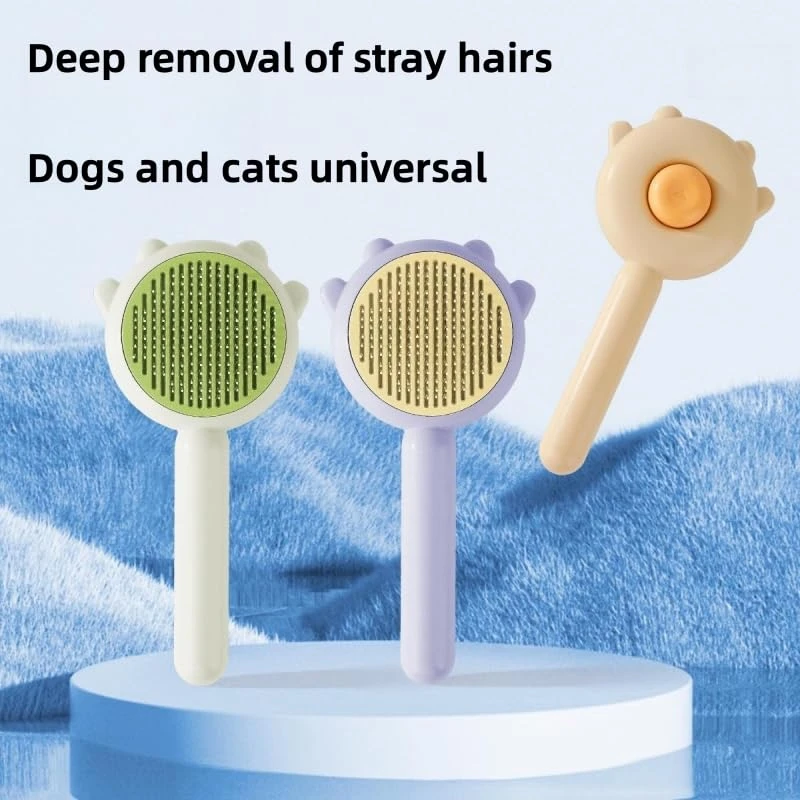 Dolaxe Pet Brush, Pet Hair Cleaner Brush, Multifunctional Pet Hair Comb, Magic Pet Comb, Long Or Short Hair Cats Dogs Pet Massage Brushes (2pcs-Yellow+Green) 4 Dolaxe Pet Brush, Pet Hair Cleaner Brush, Multifunctional Pet Hair Comb, Magic Pet Comb, Long Or Short Hair Cats Dogs Pet Massage Brushes (2pcs-Yellow+Green) - Image 2