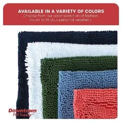 My Doggy Place Microfiber Dog Mat For Muddy Paws, 60" X 36" Navy Blue With Paw Print - Non-Slip, Absorbent And Quick-Drying Dog Paw Cleaning Mat, Washer And Dryer Safe - X-Large/Runner -Dog Supply Store 61Gy3BOY4XL