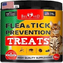 Beloved Pets Flea And Tick Prevention Chewable Pills For Dogs - Revolution Oral Flea Treatment For Pets - Pest Control & Natural Defense - Chewables Small Tablets Made In USA… (Bacon) -Dog Supply Store 61PWCCMD6GL. AC