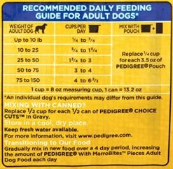 Pedigree With MarroBites Pieces Adult Dry Dog Food, Steak & Vegetable Flavor, 36 Lb. Bag -Dog Supply Store 61R4tMZO1JL