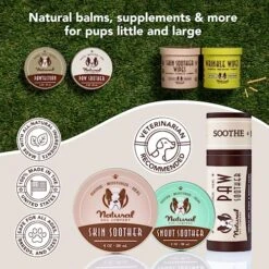 Natural Dog Company Snout Soother Dog Nose Balm, 2 Oz. Tin, Dog Balm For Paws And Nose, Moisturizes & Soothes Dry Cracked Noses, Plant Based Nose Cream For Dogs 11 Natural Dog Company Snout Soother Dog Nose Balm, 2 Oz. Tin, Dog Balm For Paws And Nose, Moisturizes & Soothes Dry Cracked Noses, Plant Based Nose Cream For Dogs -Dog Supply Store 61S9CQzOAfL