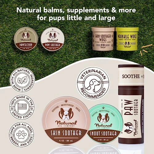 Natural Dog Company Snout Soother Dog Nose Balm, 2 Oz. Tin, Dog Balm For Paws And Nose, Moisturizes & Soothes Dry Cracked Noses, Plant Based Nose Cream For Dogs 7 Natural Dog Company Snout Soother Dog Nose Balm, 2 Oz. Tin, Dog Balm For Paws And Nose, Moisturizes & Soothes Dry Cracked Noses, Plant Based Nose Cream For Dogs - Image 5