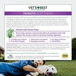 Vet's Best Probiotic Soft Chews Dog Supplements | Supports Dog Digestive Health | Promotes A Healthy Gut | 30 Day Supply 15 Vet's Best Probiotic Soft Chews Dog Supplements | Supports Dog Digestive Health | Promotes A Healthy Gut | 30 Day Supply -Dog Supply Store 61TIC72DLKL