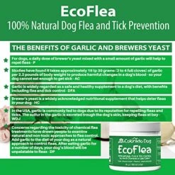 EcoFlea By ColoradoDog - All Natural Chewable Dog Treats For Flea And Tick Treatment And Prevention - 120 Count - No Chemicals, No Mess, No Collars -Dog Supply Store 61fuiZlVGlL