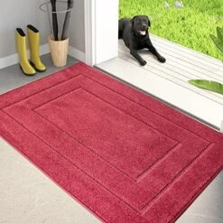 PURRUGS Dirt Trapper Door Mat 32" X 70", Non-Slip/Skid Machine Washable Entryway Rug, Dog Door Mat, Super Absorbent Welcome Mat For Muddy Wet Shoes And Paws, Burgundy Red 31 PURRUGS Dirt Trapper Door Mat 32" X 70", Non-Slip/Skid Machine Washable Entryway Rug, Dog Door Mat, Super Absorbent Welcome Mat For Muddy Wet Shoes And Paws, Burgundy Red -Dog Supply Store 61pFtbPFSwL. AC 1