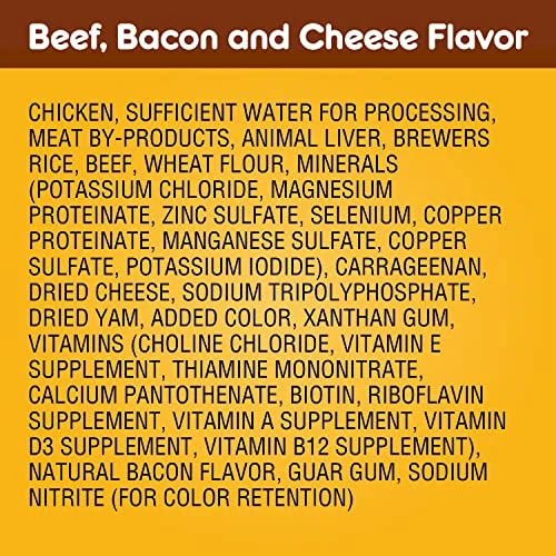 PEDIGREE CHOPPED GROUND DINNER Adult Canned Soft Wet Dog Food Beef, Bacon & Cheese Flavor, 22 Oz. Cans (Pack Of 12) 4 PEDIGREE CHOPPED GROUND DINNER Adult Canned Soft Wet Dog Food Beef, Bacon & Cheese Flavor, 22 Oz. Cans (Pack Of 12) - Image 2