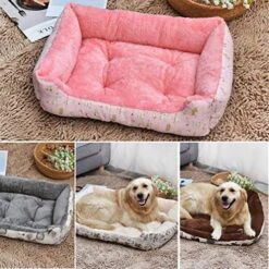 SENERY Soft Pet Puppy Warm House Plush Cozy Nest Pad Dog Beds Plus Size Large Dog Mat Durable Cat Kennel