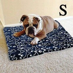 SONGBIRDTH Pet Bed,Winter Warm Pet Dog Puppy Cat Bed Cushion Mat Soft Fleece Kennel Blanket,Breathable Cotton Blend,Removable Easy To Clean Bone* XL 18 SONGBIRDTH Pet Bed,Winter Warm Pet Dog Puppy Cat Bed Cushion Mat Soft Fleece Kennel Blanket,Breathable Cotton Blend,Removable Easy To Clean Bone* XL -Dog Supply Store 61yA4Mtr26L