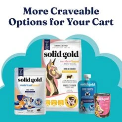 Solid Gold Dog Probiotic Chews - Bacon Flavor Soft Chews For Dog Digestive Support - Mellow Belly Probiotic For Dogs With Fiber & Digestive Enzymes For Bowel Support & Gut Health - 120 Count -Dog Supply Store 91JmbJe5o8L